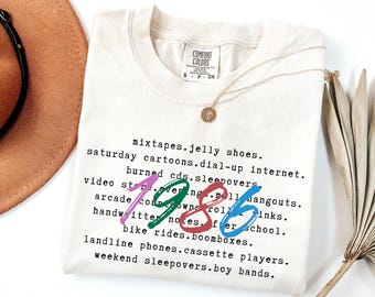 Comfort Colors 40th Birthday Shirt, 1986 Birthday Tee, Vintage 1986 Shirt, 40th Birthday Gift for Women, Nostalgia Graphic Tee