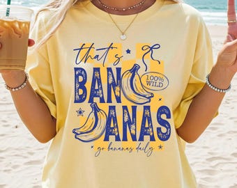 That’s Bananas Shirt, Comfort Colors® Summer Fruit Tshirt, Food Pun Shirt, Retro Banana Graphic Tee