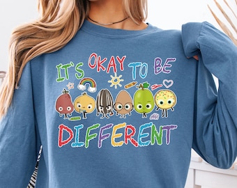 It's Okay To Be Different Autism Awareness Comfort Colors® Teacher T-shirt