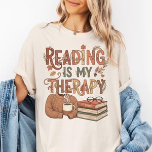 Comfort Colors Bookworm Shirt: Reading Teacher Librarian Gift