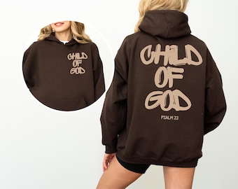 Sudadera con capucha "Hijo de Dios", Sudadera de Corintios, Suéter de los Salmos, Camiseta inspiradora celestial, Camiseta de Jesús, Camiseta de fe