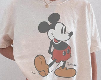 Comfort Colors Mickey Shirt, Cute Mickey Shirts, Retro Mickey T-shirt, Mouse Shirt, Family Vacation Tshirt, Family Trip, Mickey Lover Gift