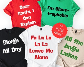 Funny Family Christmas Shirts | Christmas Shirt | Funny Christmas Party Shirt | Matching Christmas T-Shirts for Family | Christmas Party Tee