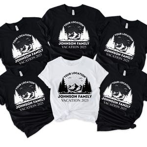 Mountain Vacation Shirt | Personalized Family Shirt | Family Camping Shirt | Custom Family Vacation Shirts | Girls Trip Shirt | Travel Shirt