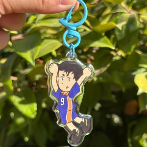 HQ Setter Volleyball Boy 2.5 Inch Acrylic Epoxy Keychain