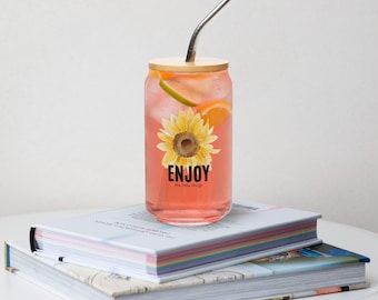 Can-Shaped Glass Tumbler | 16 oz. Soda, Iced Coffee Cup