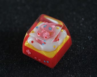 Pink Creature Dessert Artisan Keycap Cherry MX mechanisch toetsenbord