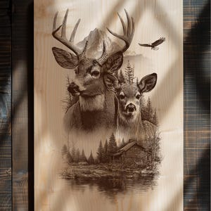 Wildlife engraving PNG for nature art lovers.