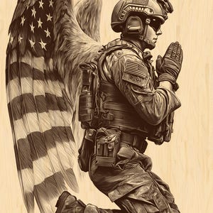 Military Wood Art - Etsy
