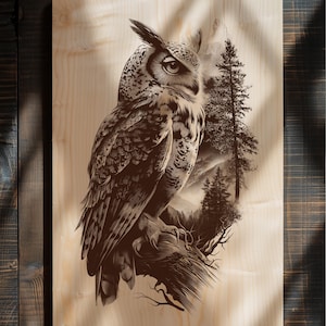 Owl spirit animal design ideal for spiritual gifts