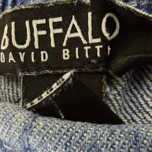 Buffalo David Bitton Drawstring Waist High Rise Denim Capris image 6
