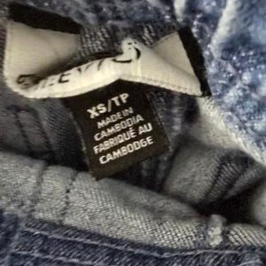 Buffalo David Bitton Drawstring Waist High Rise Denim Capris image 5