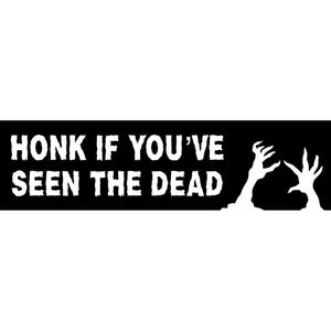 Honk If... Bumper Sticker | 11&#39;&#39; x 3&#39;&#39; | Durable & Weatherproof