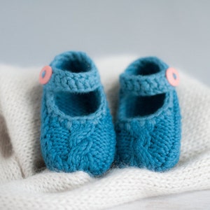 Baby Booties Knitting Pattern a Mary Jane Style Baby Shoe Pattern ...