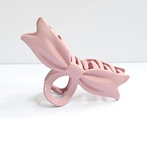 Bow Hair Claw Clip, Trendy Claw Clip for Hair, Pink Bow Hair Clip for Women, Coquette Bow Claw Clip for Women and Girls