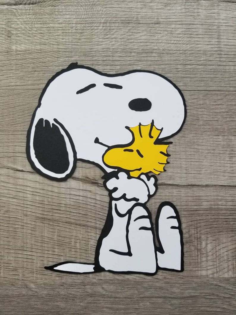Snoopy Decorations Snoopy Birthday Party Snoopy Diecut Etsy