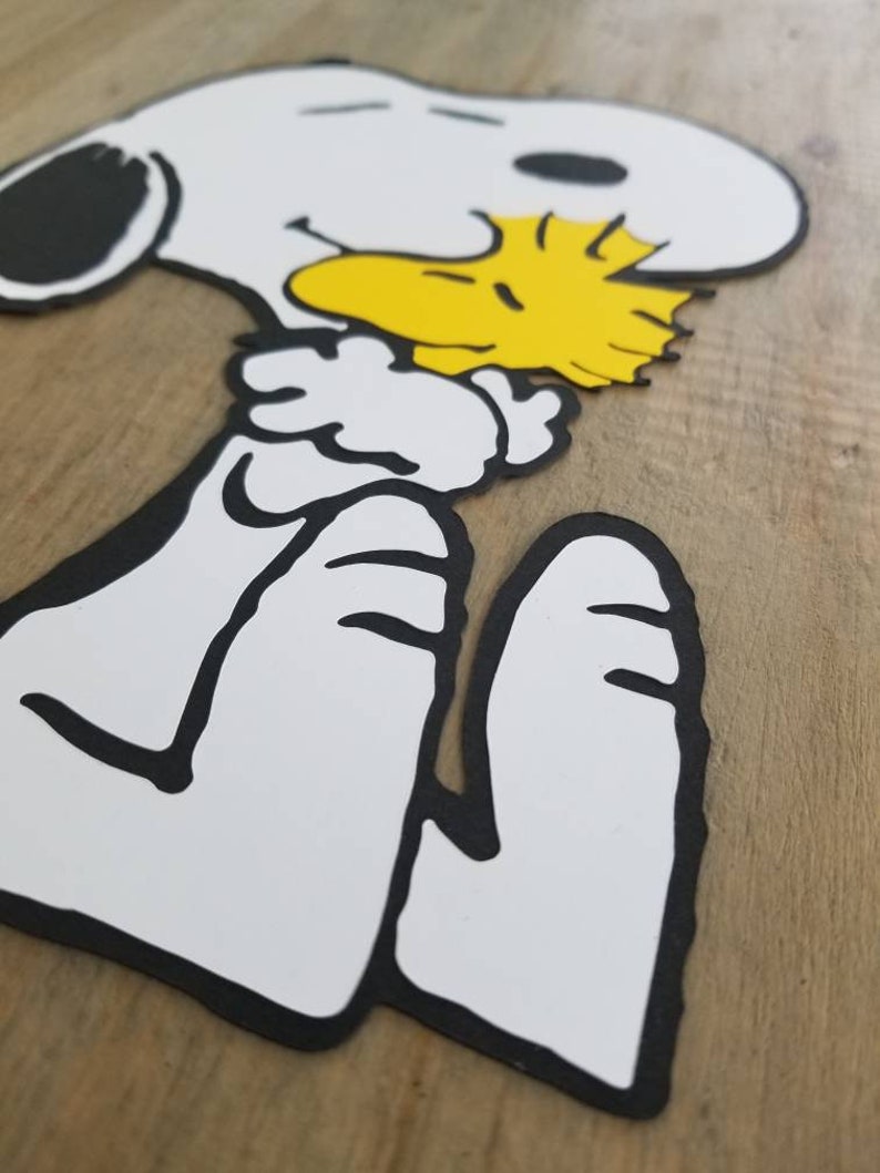 Snoopy Decorations Snoopy Birthday Party Snoopy Diecut Etsy