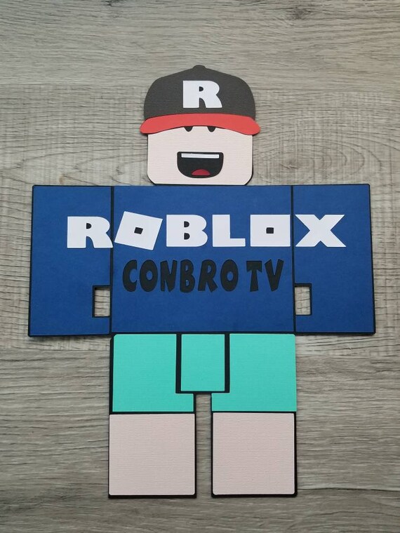 Roblox Birthday Roblox Decorations Personalized Roblox Character Gamer Diecut Cardstock Wall Decoration 1 Sided 115 - roblox how to get dogman 3 virtual book