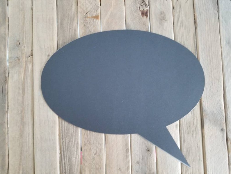 Thought bubble decorations 11.5 diecut cardstock