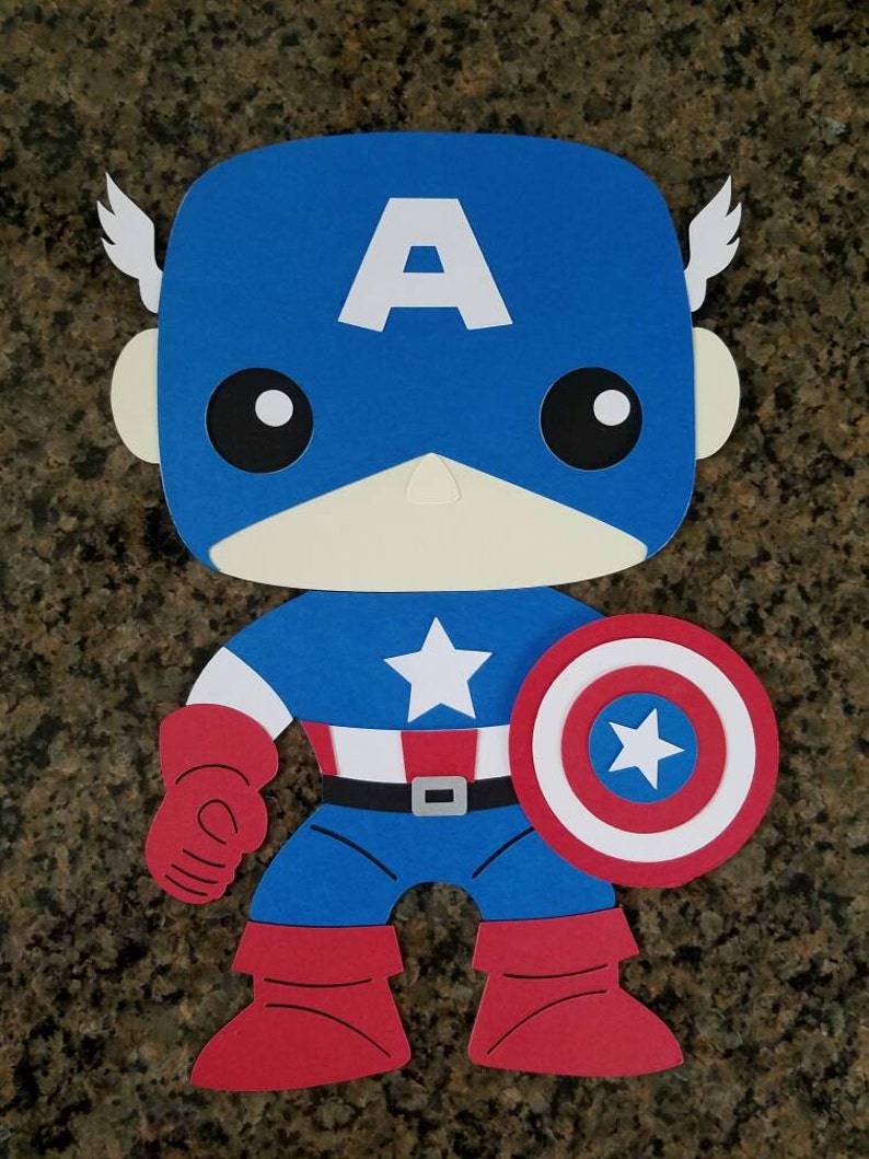 Captain America Decorations Avengers Birthday Party Etsy