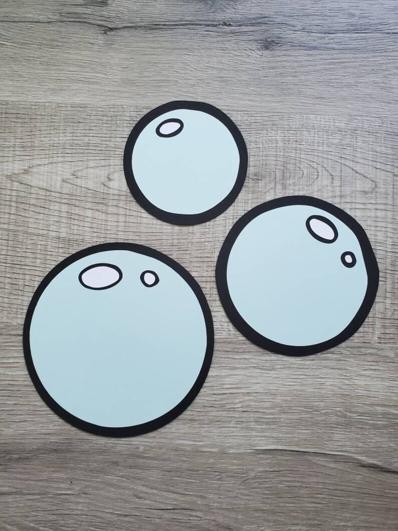 Thought bubble decorations 11.5 diecut cardstock