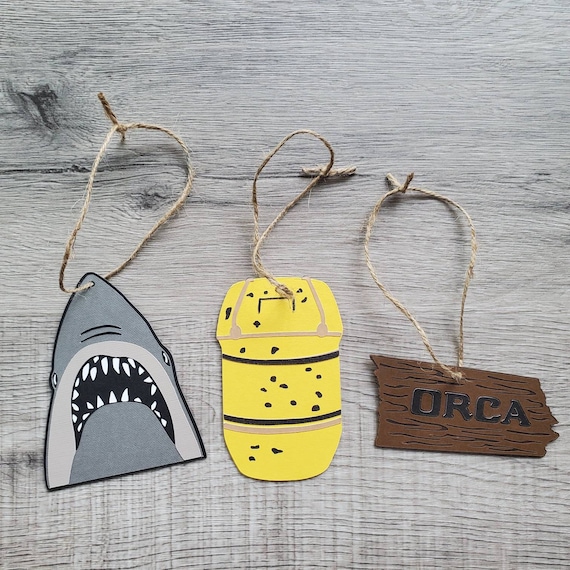 Jaws Decorations, Jaws Ornaments, Jaws Movie Props Diecut Cardstock 4  Choose -  Israel