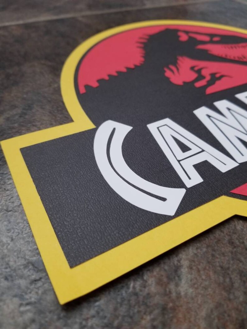 Jurassic Park Birthday Party Wall Sign Jurassic World Door Etsy
