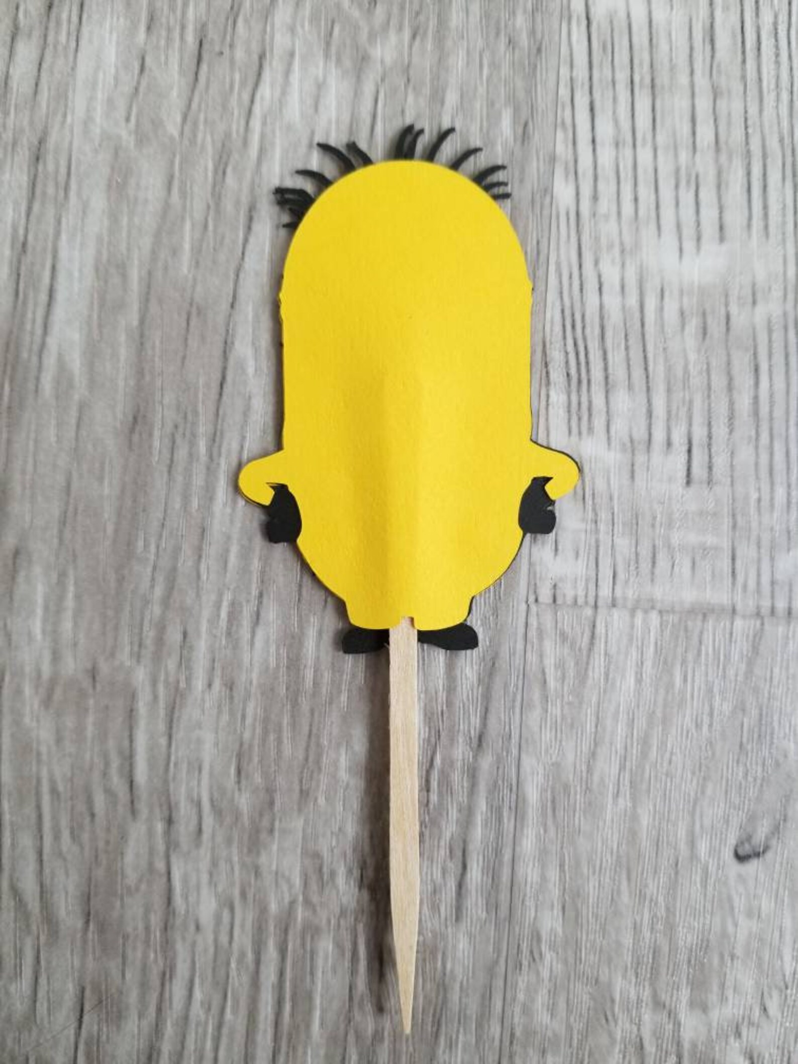 Minion Cupcake Toppers Minion Birthday Picks Minion Etsy