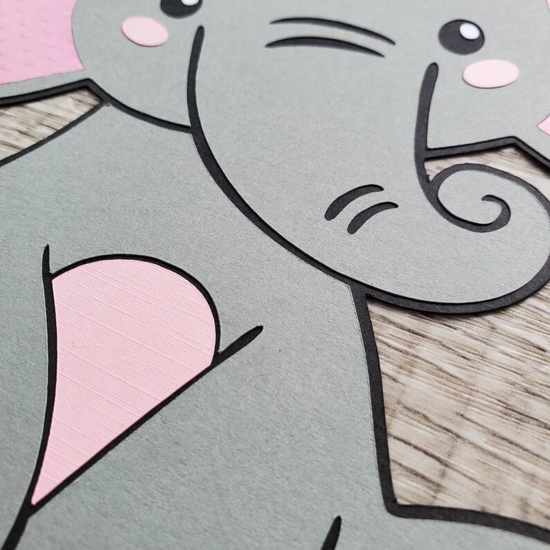 Baby Elephant Centerpiece Decorations Gender Reveal Party Etsy