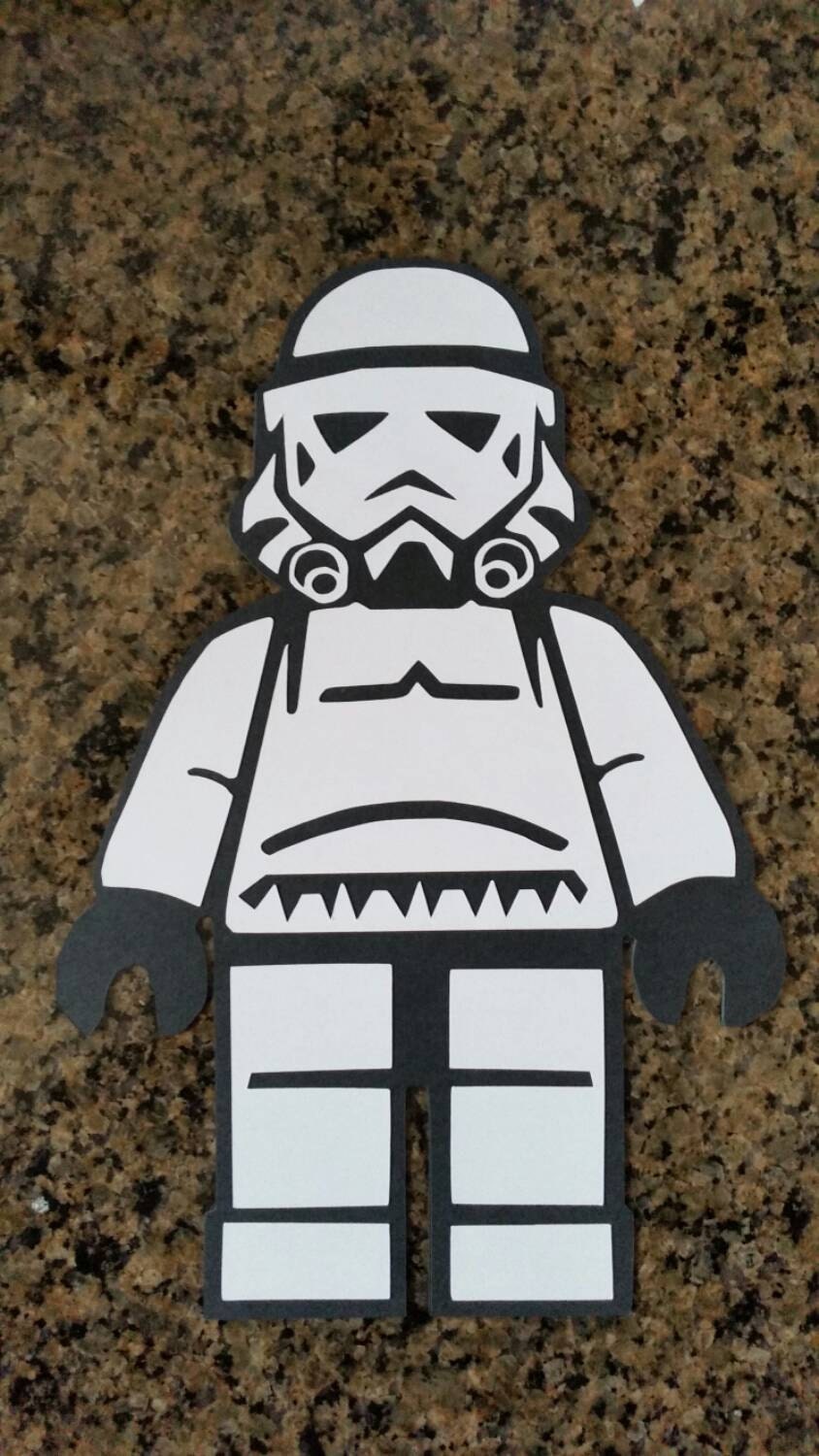 Lego Star Wars Birthday Lego Stormtrooper Birthday Party Wall Etsy