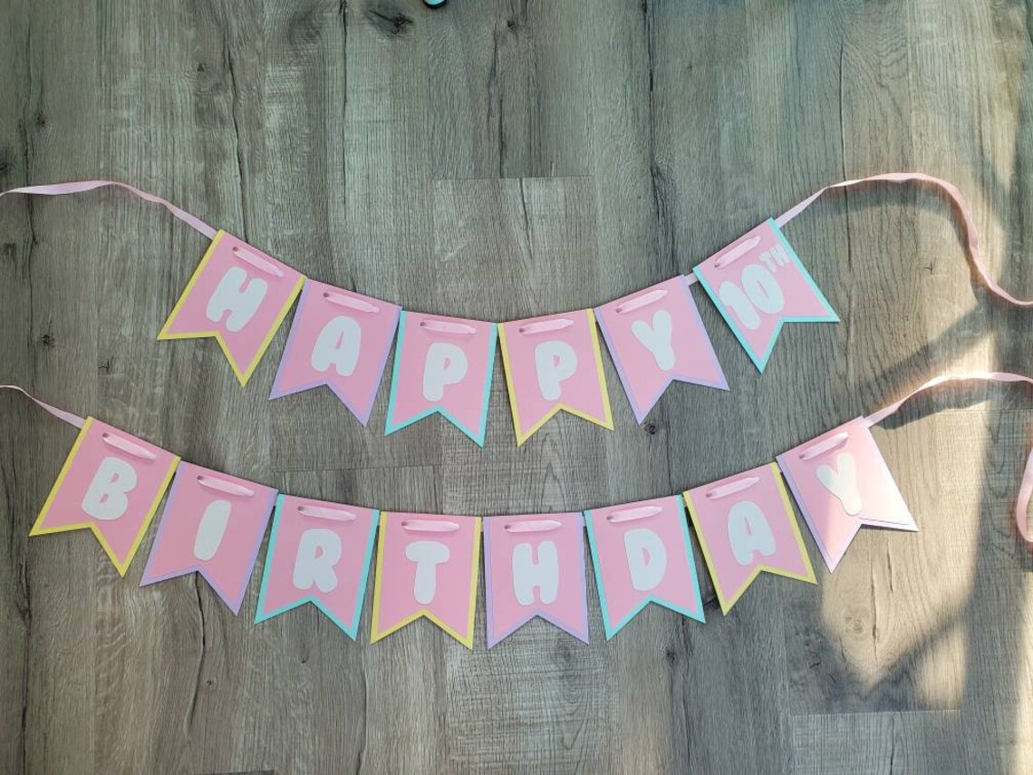Pusheen Birthday Banner Baby Shower Banner Princess Birthday | Etsy