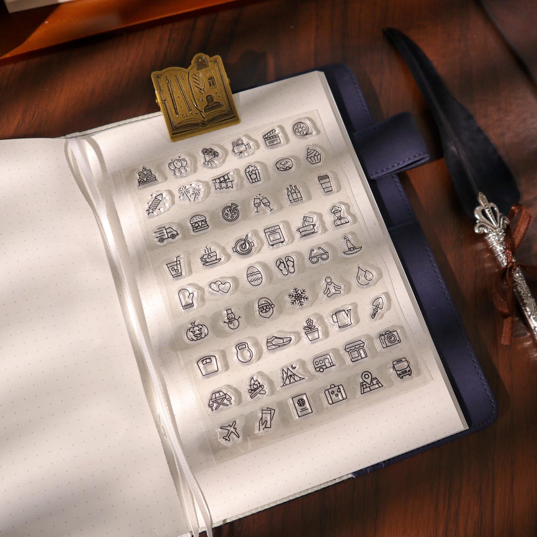 All in One Mini Icons Clear Stamp | Travel Holiday Chore Home Office ...