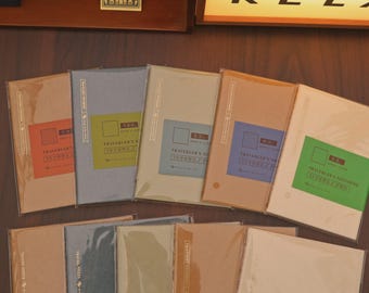 Inserti TN minimalisti / Formato passaporto standard / Inserti in carta kraft con griglia vuota e puntini