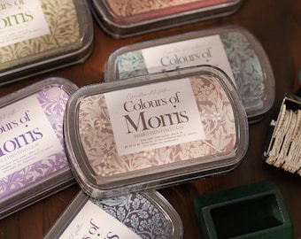 Colors of Morries Stamp Ink Pad | Premium Big Ink Pads | Fast-Drying Fine Detail Stamping | Vintage Stamp Seal | DIY Craft Stamping Inkpad