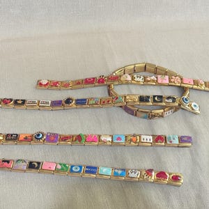 120+ style Personalized Italian Charm Bracelet, Italian Charm Bracelet, Charms Bracelets, Custom Italy Bracelet, Italian Charm Bracelet