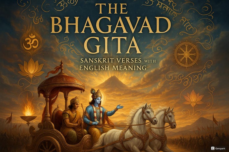 Bhagavad Gita In English With Meanings Pdf