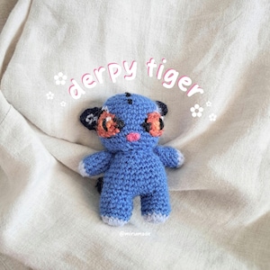 KPOP Dämonenjäger Derpy Tiger Häkelanleitung | PDF-Schnittmuster