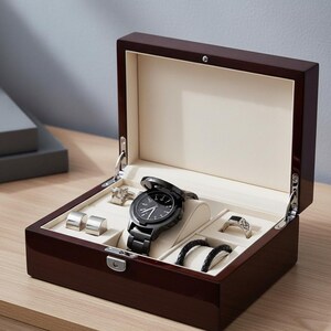 Reloj Hollow Knight, reloj de pulsera negro para hombre, reloj Hollow Knight con tapa abatible, reloj unisex de moda, regalo de Navidad, reloj punk de los 90. imagen 4