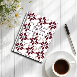 Interaktiv digital anteckningsbok, SmartNotes-journal, Blooming Planner, bärbar PDF, virtuell dagbok, utskrivbar skrivbok bild 2
