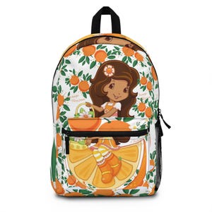 Orange Blossom Strawberry Shortcake Backpack - Etsy display picture 3