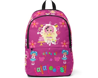 Pink Lalaloopsy Doll Pattern Backpack