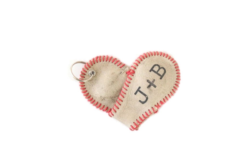 Baseball Heart / personalized baseball keychain boyfriend . I Etsy
