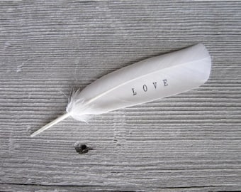 Angel Wings feather . feathers from heaven . feathers from above .  memorial gift . guardian angel feather . white feathers . love feather