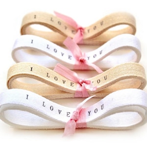 Personalized Wedding Favors Ribbon - 10 yards / Custom Ribbon , personalised ribbon , twill tape ,  i love you ribbon, twill ribbon