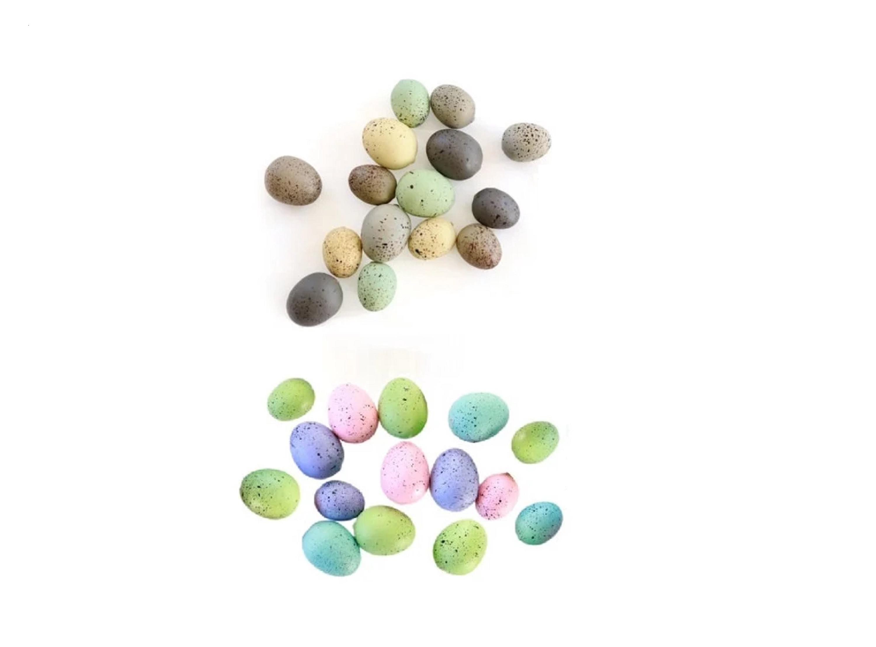 Small Easter Eggs , easter decorations , pastel eggs , colored eggs , artificial eggs , speckled easter eggs , mini eggs