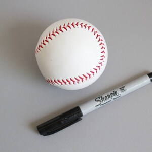 Baseball Party / blank baseball , autograph baseball , signature baseball , plain baseball , unmarked baseball , baseball no markings
