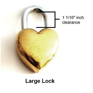 Heart Padlock , Love Lock , 21 years, 21st anniversary gift, brass anniversary gift , 21 anniversary gift , vintage padlock , brass gifts image 7