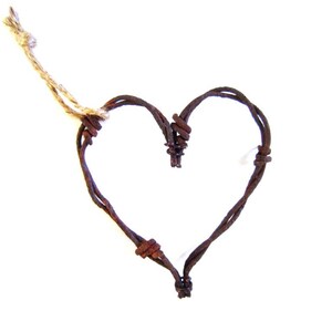 Barbed Wire Barb Wire Rustic Heart Wedding Garden Decor Barbed Wire Barb Wire Rustic Heart Wedding Garden Decor