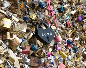 Love Lock , wedding lock ceremony , personalized wedding lock , large padlock , heart padlock and key , heart lock and key