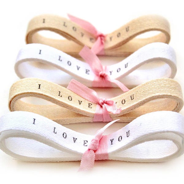 Personalized Twill Ribbon / 2 YARDS personalised ribbon